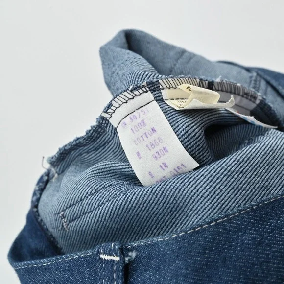 Vtg‎ 1970s Jeans Womens Size 14 California JC Penney 100% Cotton Union Made USA - Picture 7 of 13